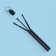 Ear cleaning set, 3 objects, d = 1.2 × 10 cm, in case, black color
