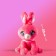 Soft toy "bunny", pink