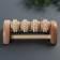 Feet massage "Night Happiness", 14.5 × 8.5 × 5 cm, 4 wheels with spikes, wooden, beige color
