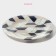 Plate Glass Dunch Dailers "Pink Marble", D = 23 cm