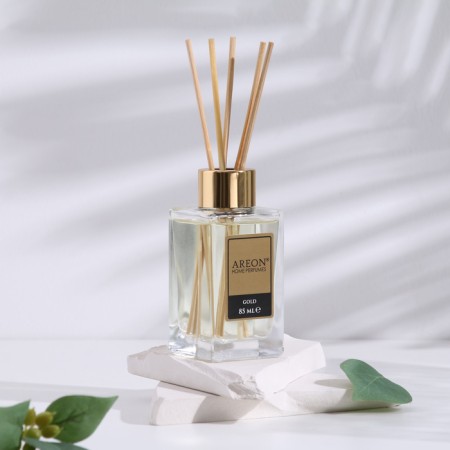 The aromatic diffuser for the home areon Sticks Lux Gold, 85 ml, white lily and musk-1