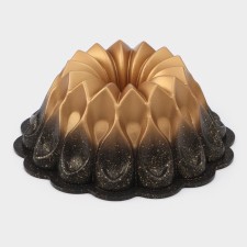Baking form 26x10.4 cm volcano gold color