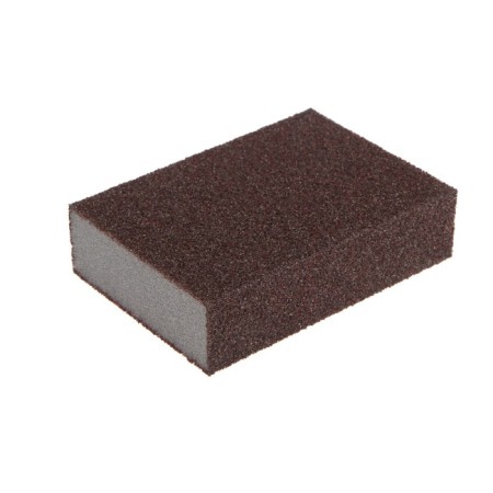 Sponge abrasive grinding tundra, soft, 100 x 70 x 25 mm, p60