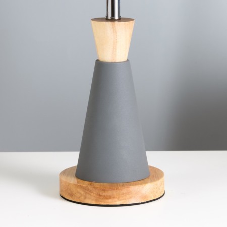 OMBR table lamp E27 40W gray 25x25x42 cm Risalux-3