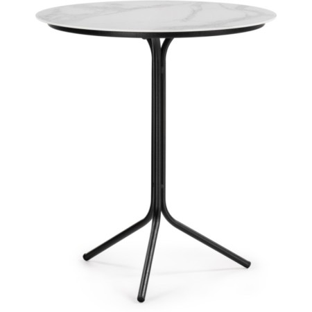 Cuts set Ruscus white marble/gray marble/Galifax metal, black 52x52x58.2 cm-4