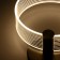 Sconces "quorum" LED 8W 3000-6000K Black 25x20x6cm