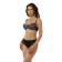 Women's bras of Lengy, size 75G, black color with silver peon