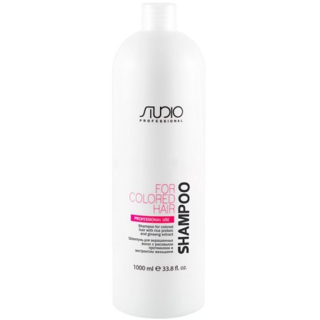 Kapous shampoo, for dyed hair, with rice proteins and ginseng extract, 1 liter