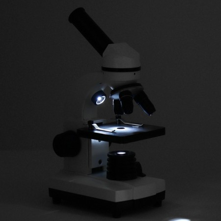 Microscope Laboratory multiplicity 40,100,400, backlight-8