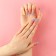 Follow nails “Trend”, 24 pcs, adhesive plates, almond shape, matte beige/yellow color
