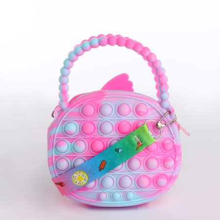 Bag's bag with lightning, pink/blue color-1