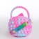 Bag's bag with lightning, pink/blue color