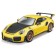 MASTO DIE-CAST Porsche 911 GT2 RS machine, with a screwdriver, 1:24, the color is black and yellow