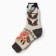 Women's socks “Squirrels with cones”, white color, size 23