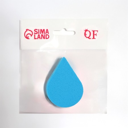 Makeup sponge "Flat drop", 6 × 4.5 cm, color mix-2