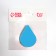 Makeup sponge "Flat drop", 6 × 4.5 cm, color mix