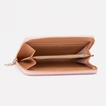 Women's wallet with lightning, pink color-2