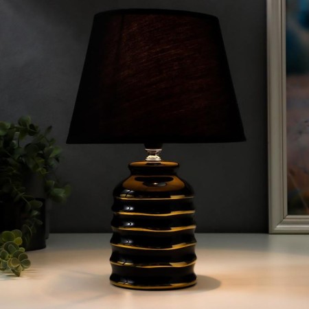 HELP lamp 16610/1BK E14 40W Black-gold 20x20x32.5 cm Risalux-1