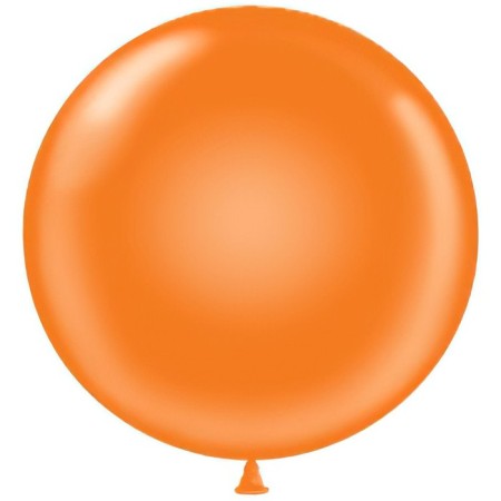 Latex ball 24 ", orange, pastel, set 25 pcs.