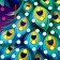 Application by pearl semi -busins ​​"Beautiful Peacock"