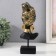 Souvenir Polystone Bust "African in a gold scarf" 23.5x10x7 cm
