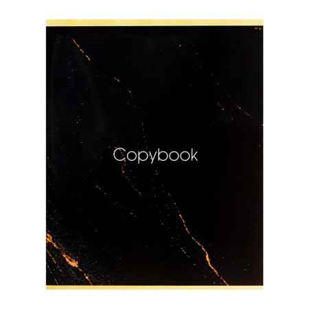 A notebook of 96 sheets in Calligrata Call "dark marble", cardboard cover, glossy lamination, OFSET MIX block-4