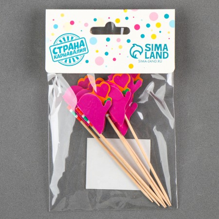 Skewers "Heart", in a set 6 pieces-5