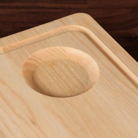 Groot board "rectangular", for serving and serving, 40x25 cm, array of ash-3