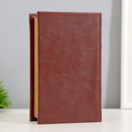 Safe-book wood, leatherette "Bust of the Apolon" embossing 17x11x5 cm-4