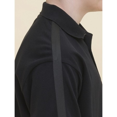 Polo for a boy with a long sleeve Pelican, height 140 cm, black color-5
