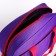 Sports bag with lightning, external pocket, long belt, purple/pink color