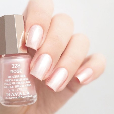 Nail polish Mavala, tone 328 rose-1
