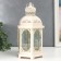 Climber Metal, glass "Lantern - flowering monograms" D -10 cm white 13.5x15x29 cm