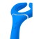 Multifunctional vibrator L’Eroina Whally, 18.5 cm, silicone, blue color