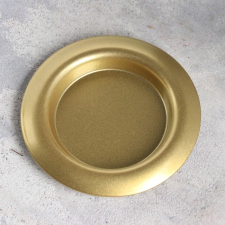 Cup "Cup 94" metal per candle, 9.4x1.2 cm, gold-2