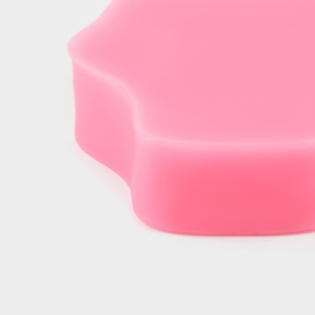 Mold Dolyana "Bear", silicone, 8 × 6.5 cm, pink color-4