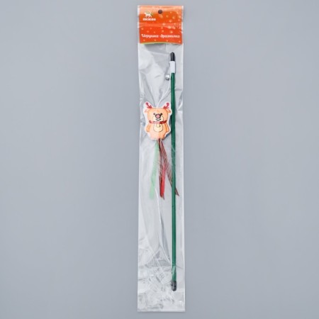 New Year. Domestica-pound for cats with a bell "Red Nose", 40 cm-5