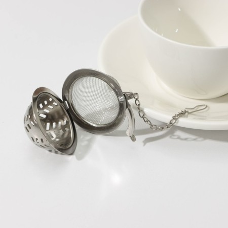 Sieve for tea "Christmas tree", 4.5 cm, on the chain-3
