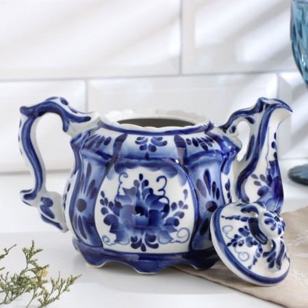 Teapot "Sidorov", Gzhel-3