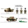 Designer Army "Assault tank", 2 assembly options, 725 parts