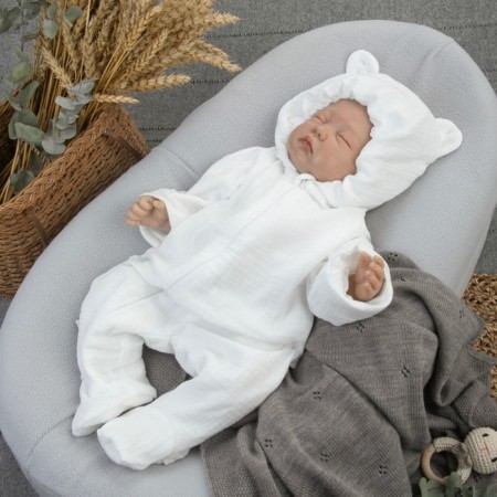 Kinderlitto “Muslin” discharge kit, 4 items, height 50-56 cm, dairy color-4