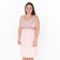 Night shirt female, pink color, size 52