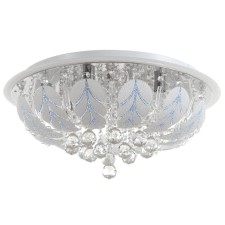 Chandelier 5855/600 chrome 8x40W E14 LED+Blue PDU 60x60x27cm