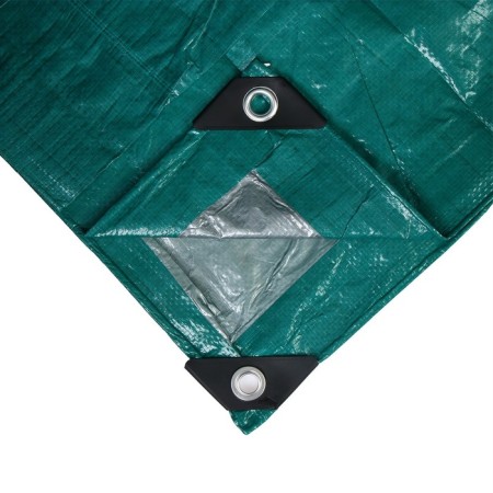 Protective tent, 8 × 4 m, density 90 g/m², steps step 1 m, tarpaulin, UV, green-10