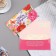 Money envelope "Happy Birthday!" peonies, 9x17 cm