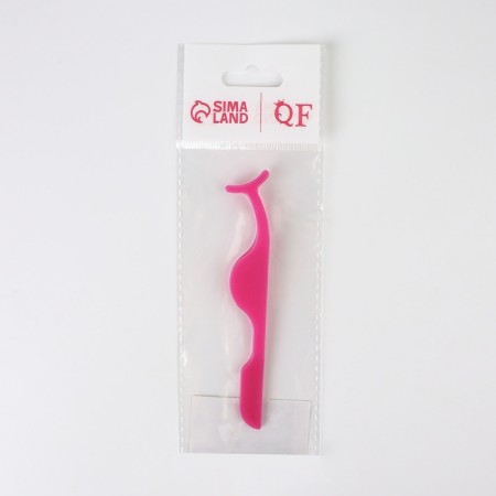 Pinzet for overhead eyelashes, 10.8 × 1.8 cm, pink color-11