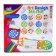 Stencils "Design" set 2 pcs., Flomasters 6 pcs., Pen, paper