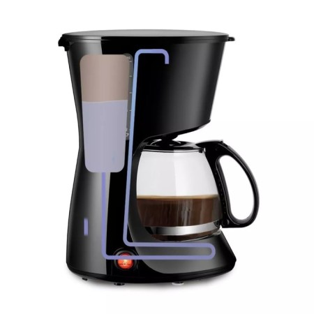 Coffee machine KitFort KT-7260, drip, 550 watts, 0.6 l, black-1