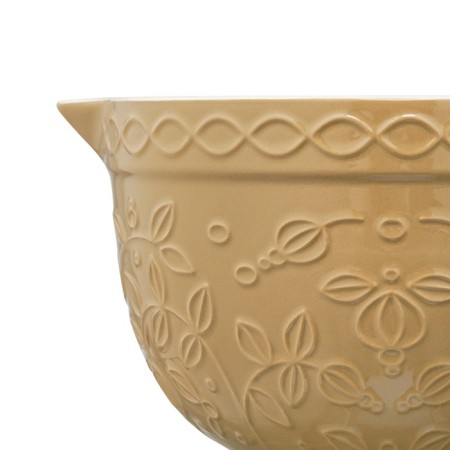 A jug for mixing beige color with a relief pattern of Taiga berries, 2l-7