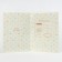 Birth certificate "Rainbow and Clouds" embossing, beige background, A5